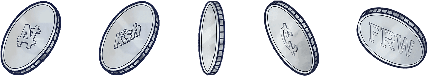 African currency coins